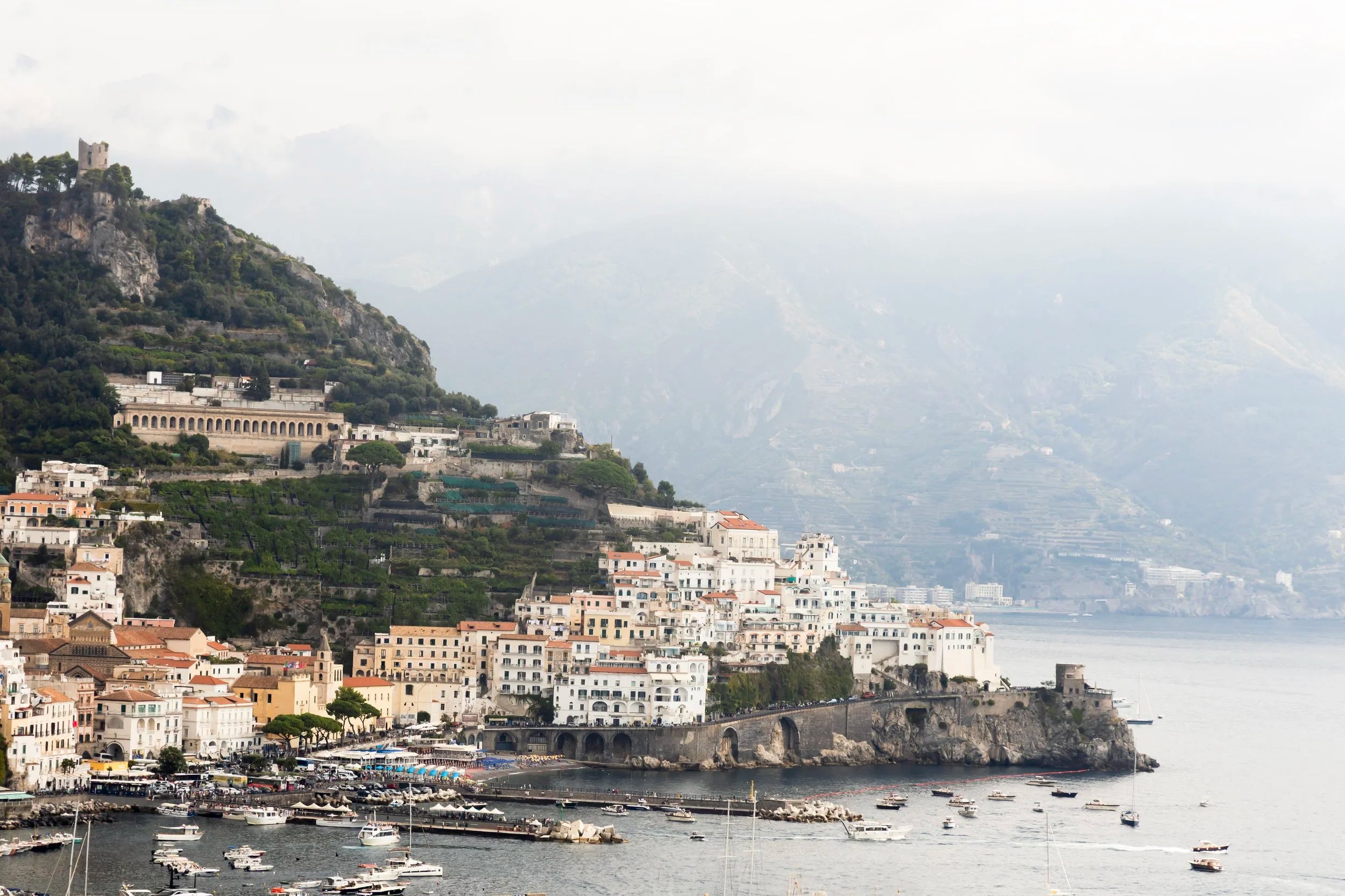 Amalfi- Fortress and Port