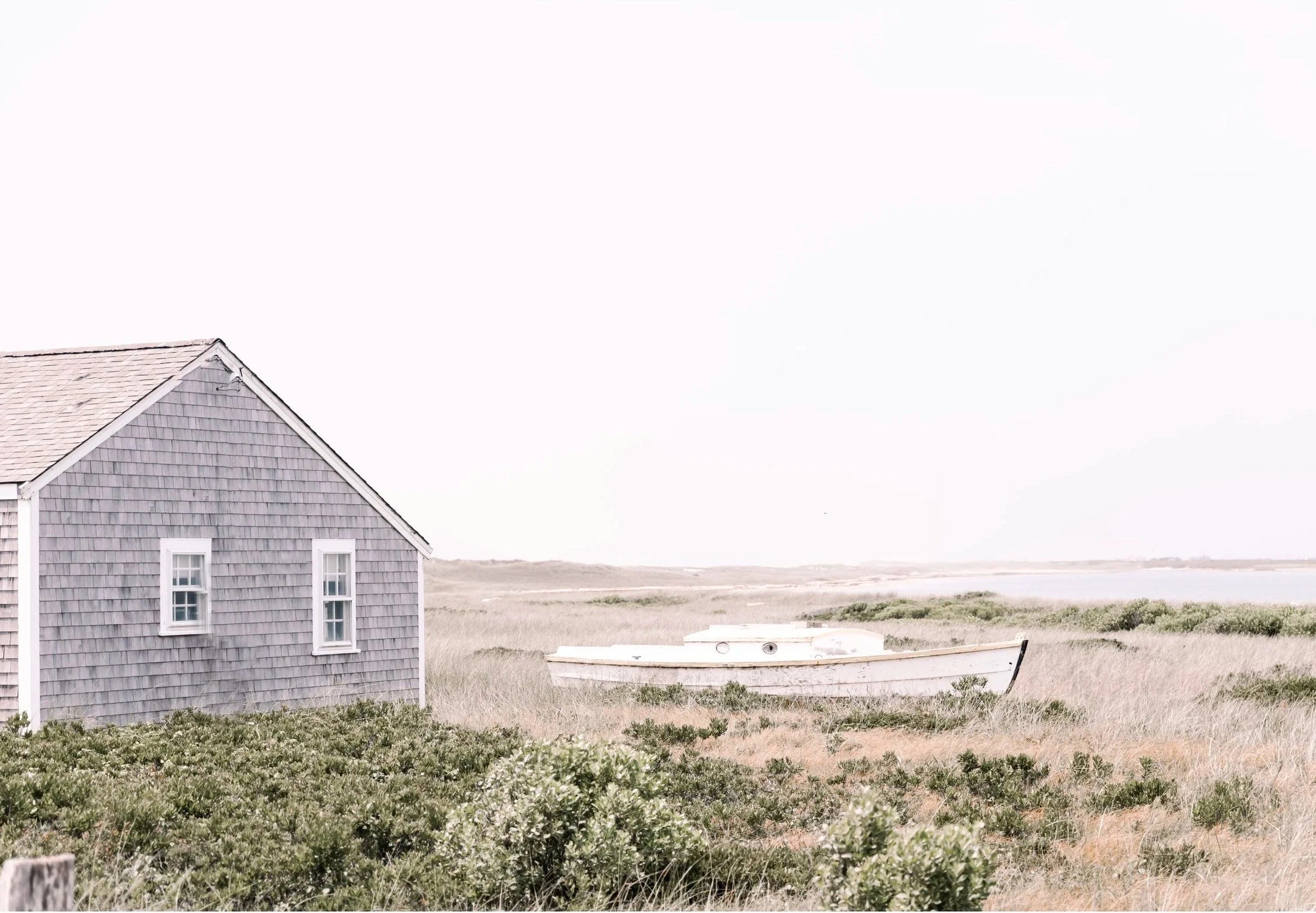 Nantucket House and Boat