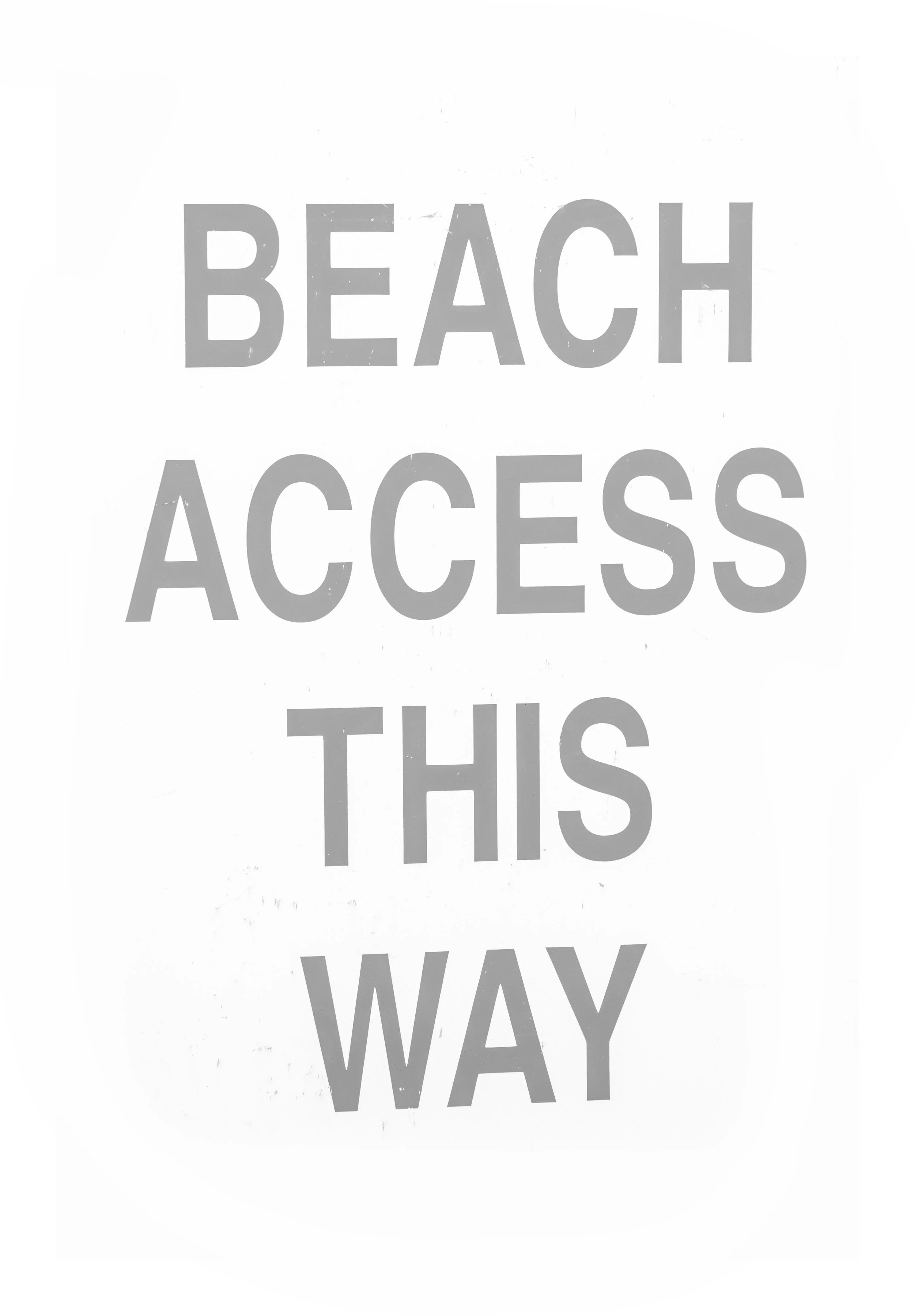 Beach Access This Way