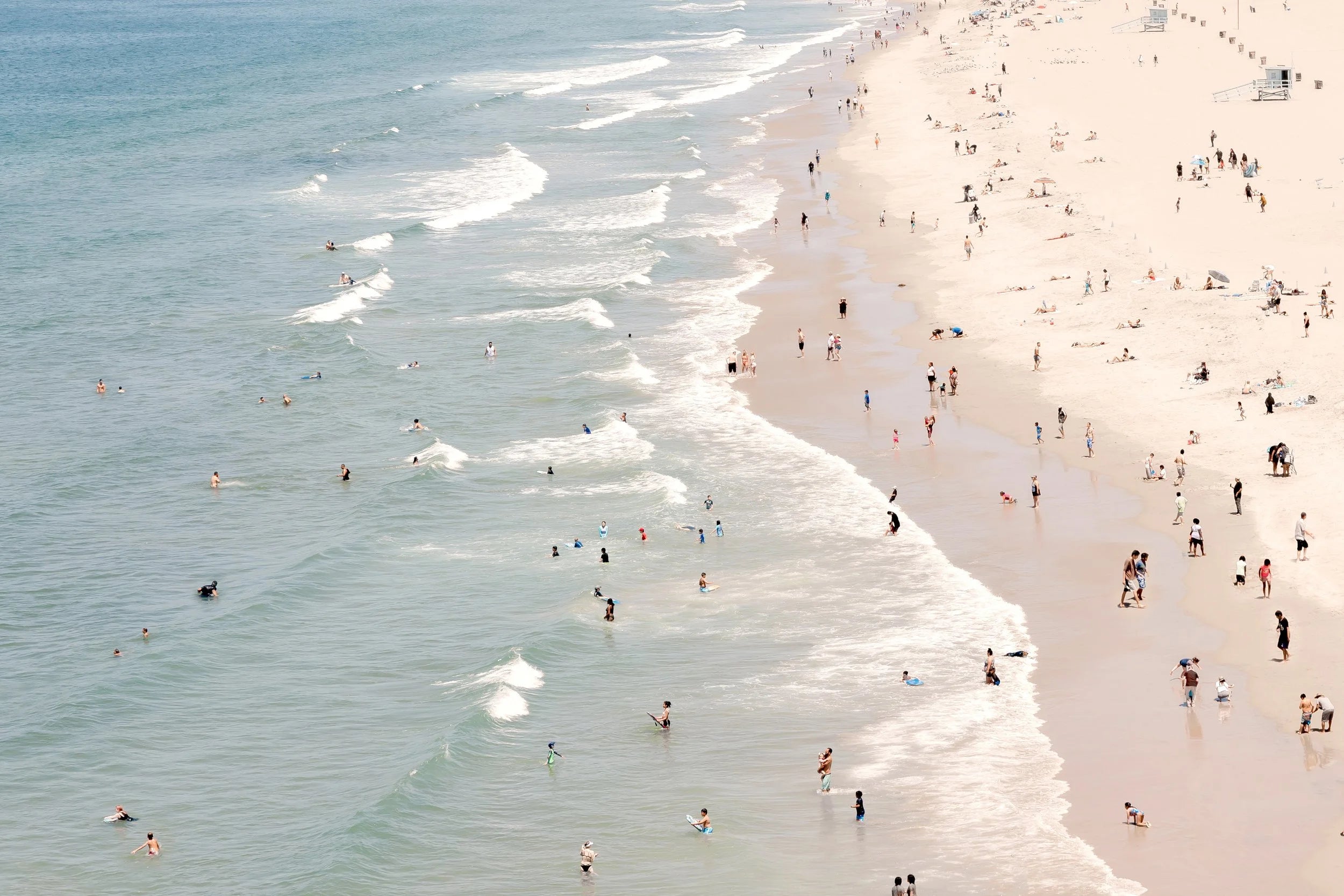 Santa Monica Beach Day