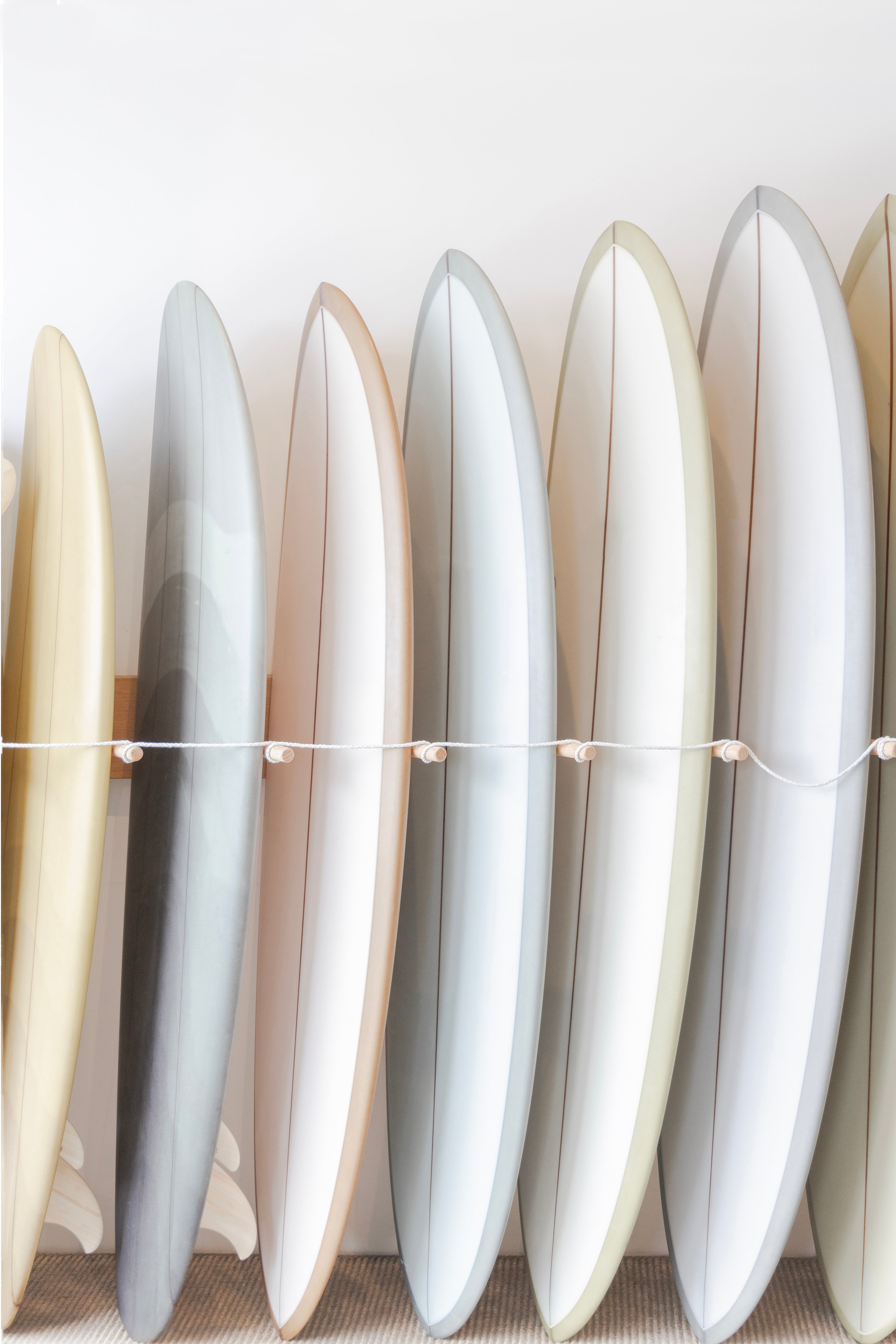 Surf Boards in a Row